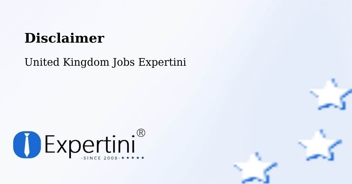 Disclaimer – West Malling - United Kingdom Jobs Expertini